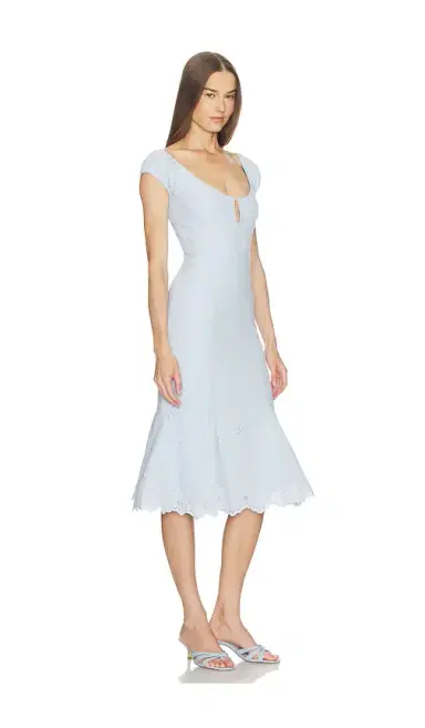 LOBA Bonita Eyelet Midi Dress | Thumbnail 2