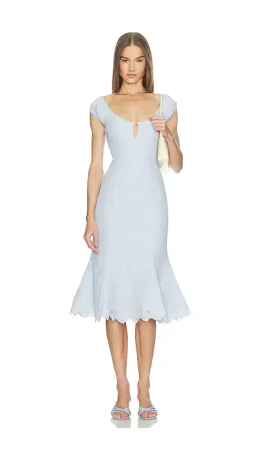 LOBA Bonita Eyelet Midi Dress | Thumbnail 1