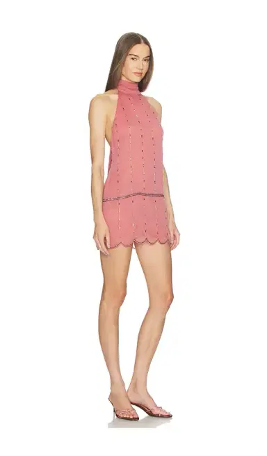 LOBA Addison Beaded Mini Dress | Thumbnail 2