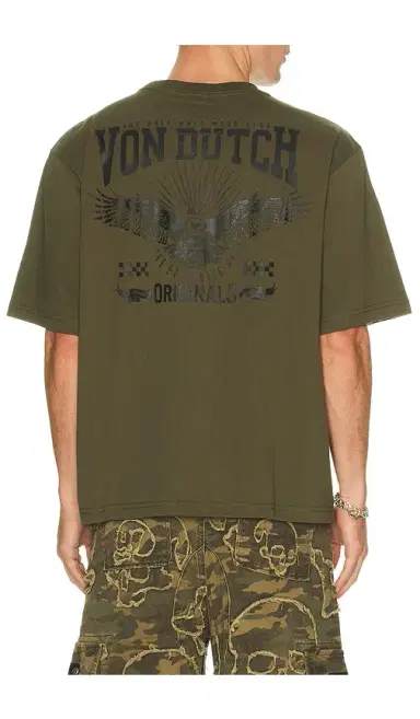 Von Dutch Originals Eagle Boxy Crop Tee | Thumbnail 1 Von Dutch Originals Eagle Boxy Crop Tee | Thumbnail 1