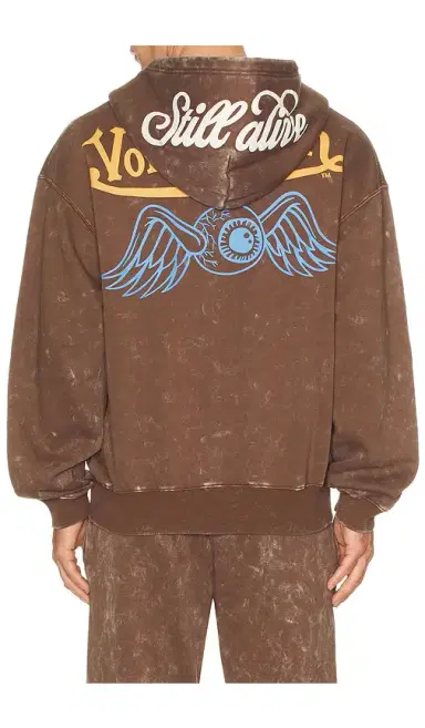 Von Dutch Oversized Washed Zip Hoodie | Thumbnail 2 Von Dutch Oversized Washed Zip Hoodie | Thumbnail 2