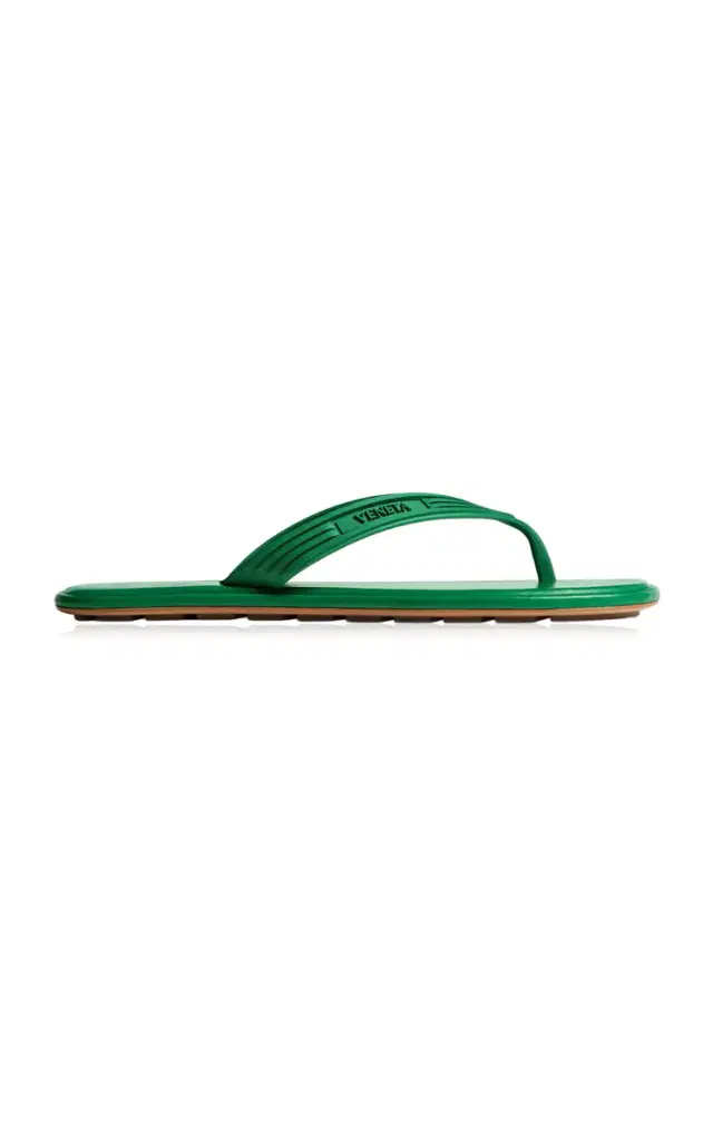 Bottega Veneta Sampieri Leather Flip Flop Sandals