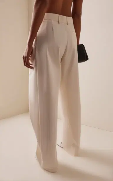 DARKPARK Stella Tie-Front Cotton-Blend Pants | Thumbnail 4
