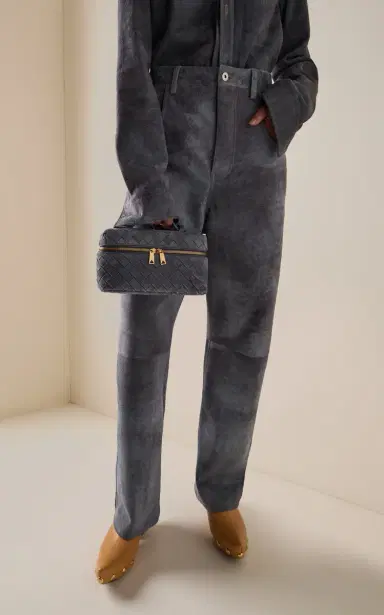 Bottega Veneta Bang Bang Intrecciato Suede Vanity Case | Thumbnail 2 Bottega Veneta Bang Bang Intrecciato Suede Vanity Case | Thumbnail 2