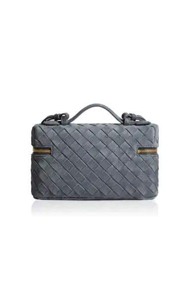 Bottega Veneta Bang Bang Intrecciato Suede Vanity Case | Thumbnail 4 Bottega Veneta Bang Bang Intrecciato Suede Vanity Case | Thumbnail 4