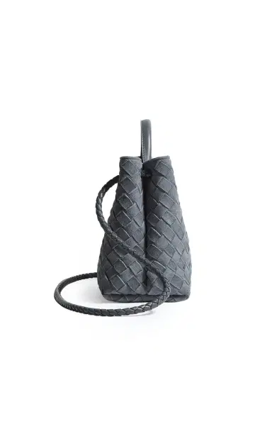 Bottega Veneta Small Andiamo Intrecciato Suede Bag | Thumbnail 5