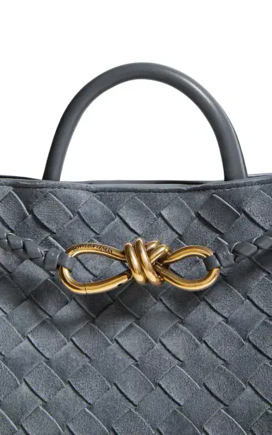 Bottega Veneta Small Andiamo Intrecciato Suede Bag | Thumbnail 7