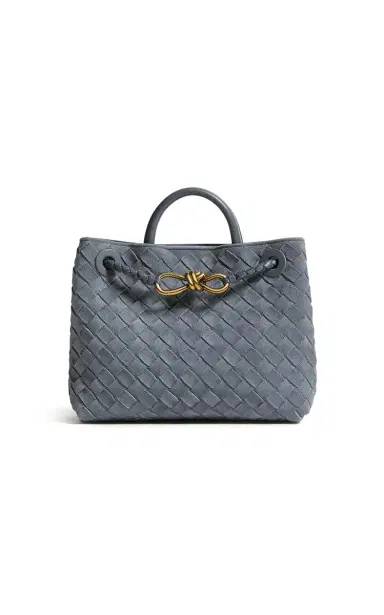 Bottega Veneta Small Andiamo Intrecciato Suede Bag | Thumbnail 9