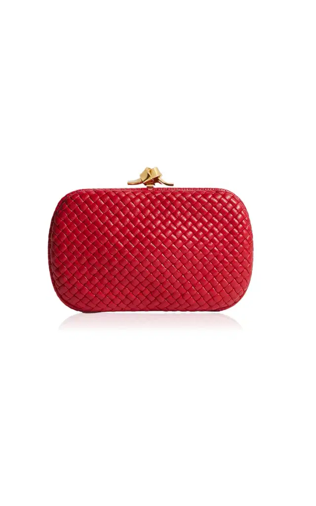 Bottega Veneta Intrecciato Leather Minaudiere Clutch