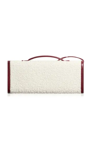Bottega Veneta Andiamo Intrecciato Raffia & Leather Clutch | Thumbnail 3