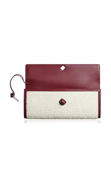 Bottega Veneta Andiamo Intrecciato Raffia & Leather Clutch | Thumbnail 4