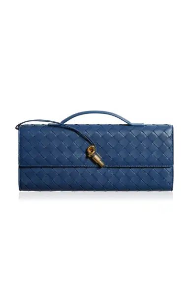 Bottega Veneta Andiamo Intrecciato Leather Clutch | Thumbnail 1 Bottega Veneta Andiamo Intrecciato Leather Clutch | Thumbnail 1