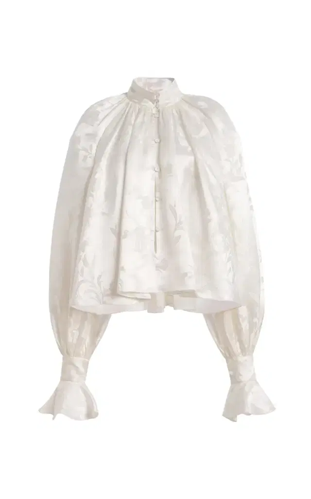 Cucculelli Shaheen Chantilly Floral Silk Top