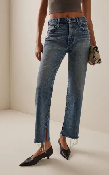 Moussy Vintage Foster Rigid Straight-Leg Jeans | Thumbnail 3