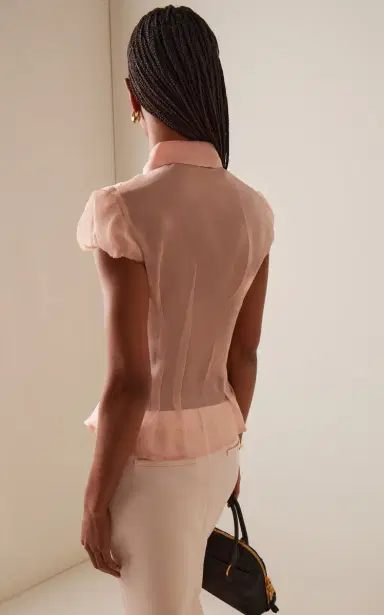 ALFIE Abby Sheer Silk-Organza Shirt | Thumbnail 4 ALFIE Abby Sheer Silk-Organza Shirt | Thumbnail 4