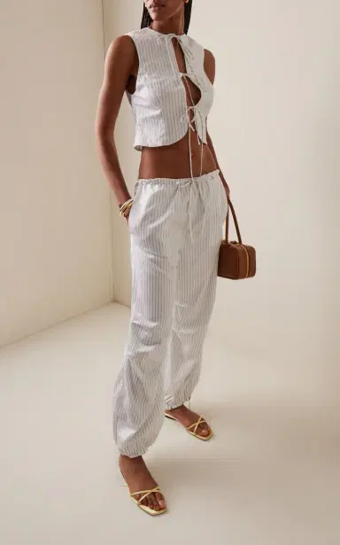 ALFIE Grace Cotton Tapered-Leg Pants | Thumbnail 2 ALFIE Grace Cotton Tapered-Leg Pants | Thumbnail 2