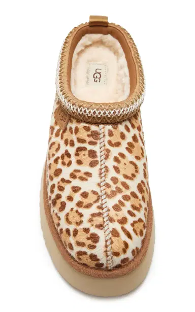 UGG Tazz Cow Hair Platform Slippers | Thumbnail 3 UGG Tazz Cow Hair Platform Slippers | Thumbnail 3