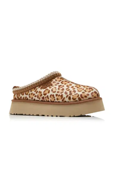 UGG Tazz Cow Hair Platform Slippers | Thumbnail 4 UGG Tazz Cow Hair Platform Slippers | Thumbnail 4