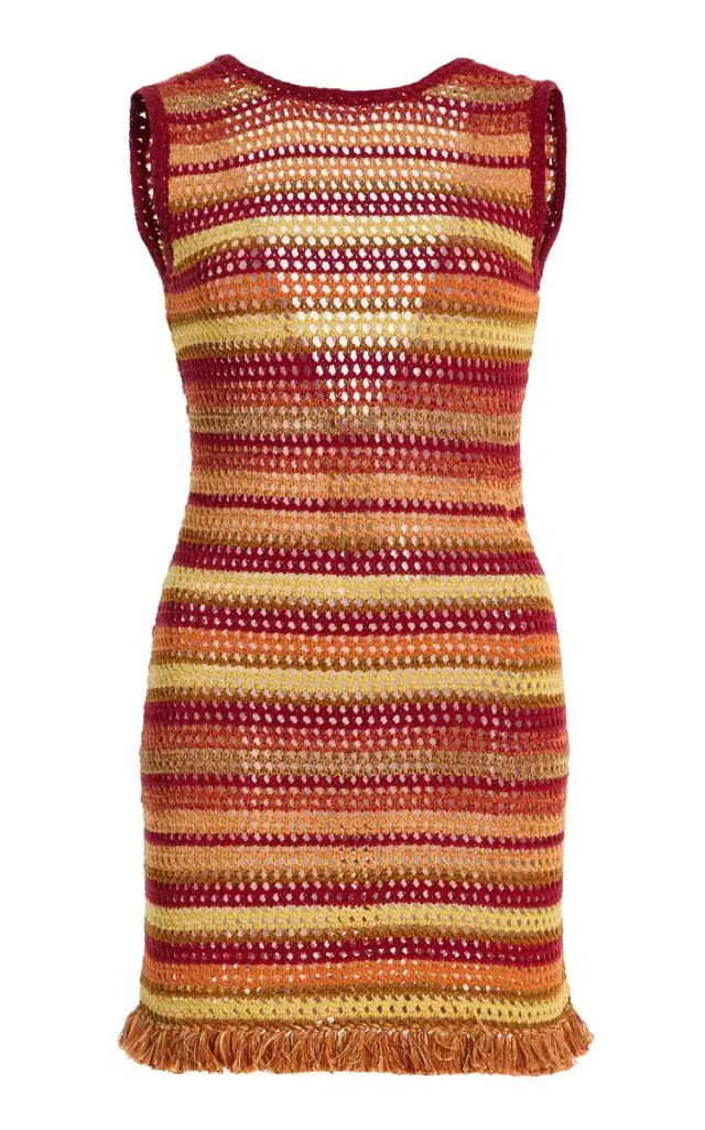 Nevado Crocheted Cotton Mini Dress