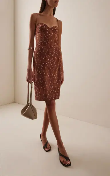 St. Agni Fawn Printed Crepe Midi Skirt Exclusive | Thumbnail 4 St. Agni Fawn Printed Crepe Midi Skirt Exclusive | Thumbnail 4