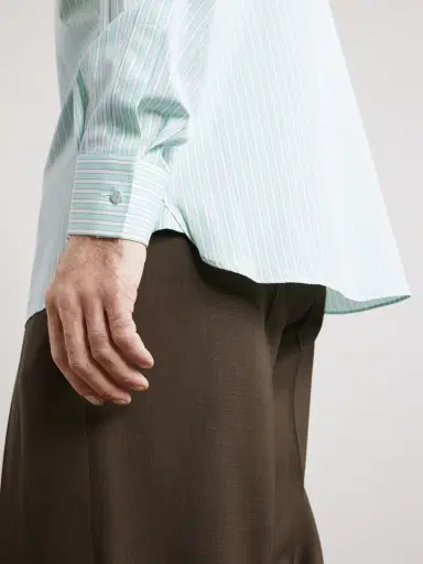 Tom Ford Striped Cotton-Poplin Shirt - Men | Thumbnail 6 Tom Ford Striped Cotton-Poplin Shirt - Men | Thumbnail 6