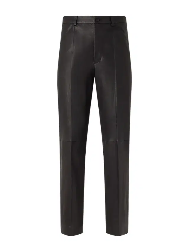 Straight-Leg Full-Grain Leather Trousers - Men Straight-Leg Full-Grain Leather Trousers - Men