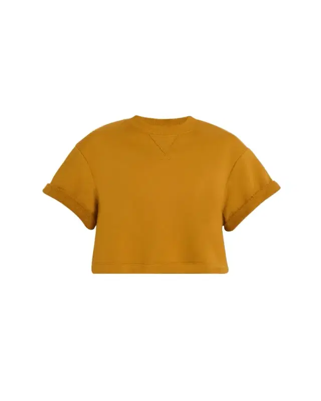 Cove Cotton-Terry Crop Top