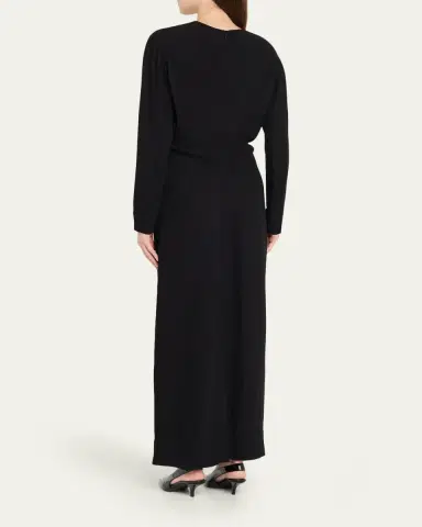 TOTEME Slouch Waist Long-Sleeve Ankle Dress | Thumbnail 3 TOTEME Slouch Waist Long-Sleeve Ankle Dress | Thumbnail 3