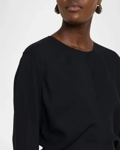 TOTEME Slouch Waist Long-Sleeve Ankle Dress | Thumbnail 9 TOTEME Slouch Waist Long-Sleeve Ankle Dress | Thumbnail 9