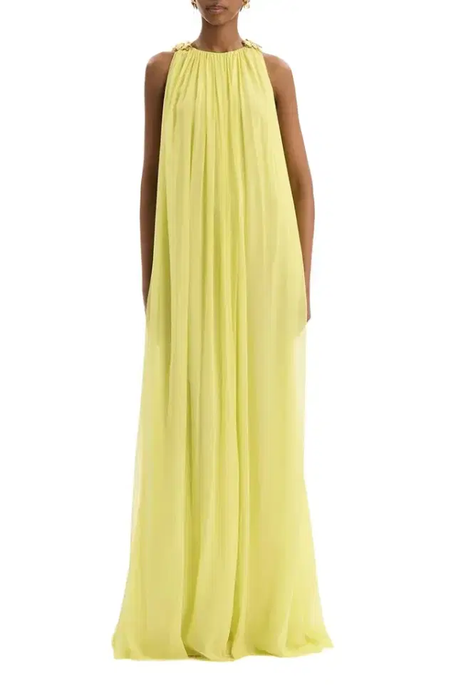 Floral Shoulder Sleeveless Caftan