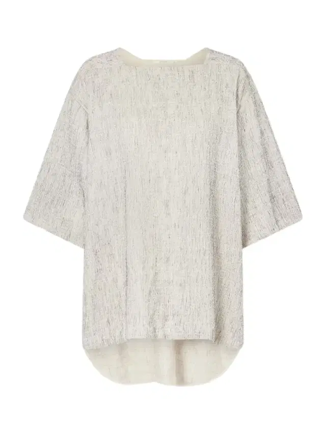 Hamza Oversized Linen And Silk-blend Top