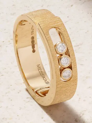 Messika Move Noa Ciselé 18-karat Gold Diamond Ring | Thumbnail 4 Messika Move Noa Ciselé 18-karat Gold Diamond Ring | Thumbnail 4