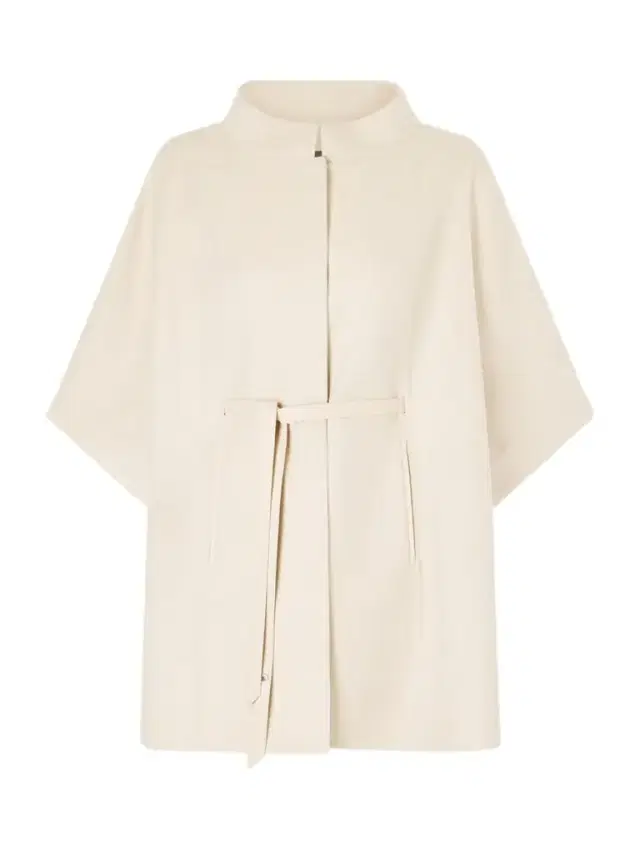 Loro Piana Belted Leather-trimmed Cashmere Cape