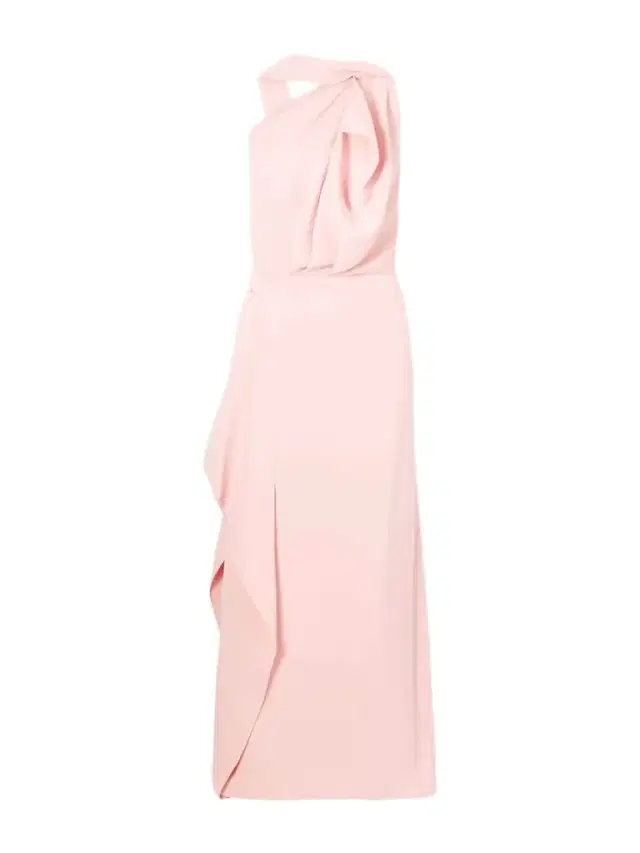 Priority Asymmetric Draped Crepe Gown
