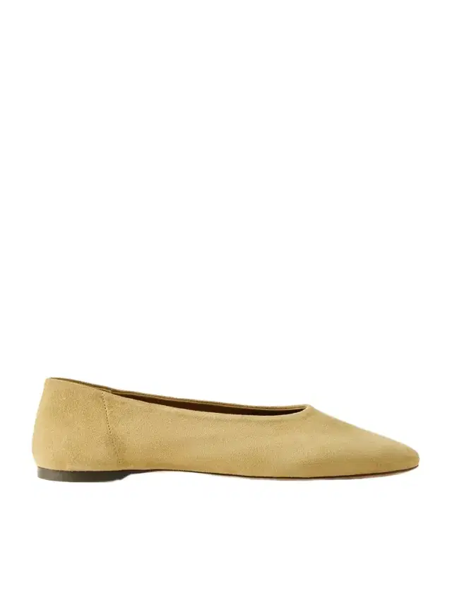 Slip Suede Ballet Flats