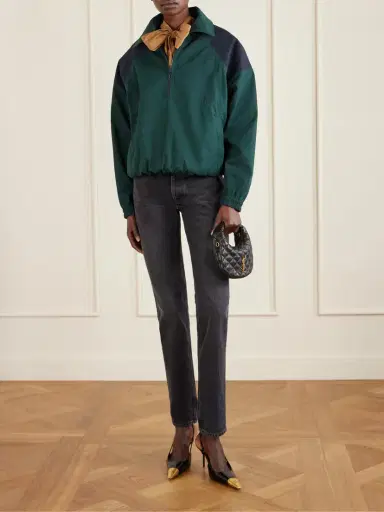 Saint Laurent Jeanne Embellished Leather Slingback Pumps | Thumbnail 4 Saint Laurent Jeanne Embellished Leather Slingback Pumps | Thumbnail 4