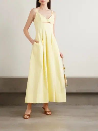Simkhai Maddy Cutout Cotton-blend Midi Dress | Thumbnail 2