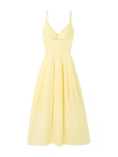 Simkhai Maddy Cutout Cotton-blend Midi Dress | Thumbnail 1