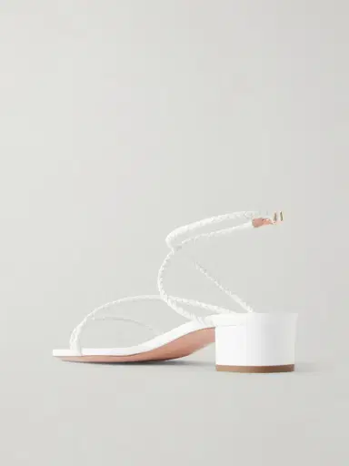 Aquazzura Luca 35 Braided Leather Sandals | Thumbnail 3 Aquazzura Luca 35 Braided Leather Sandals | Thumbnail 3