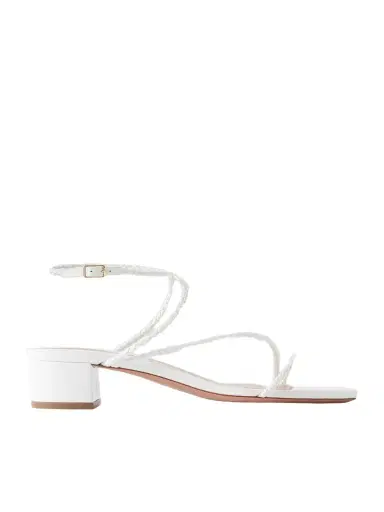 Aquazzura Luca 35 Braided Leather Sandals | Thumbnail 1 Aquazzura Luca 35 Braided Leather Sandals | Thumbnail 1
