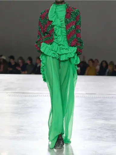 Dries Van Noten Ruffled Silk-chiffon Blouse | Thumbnail 5