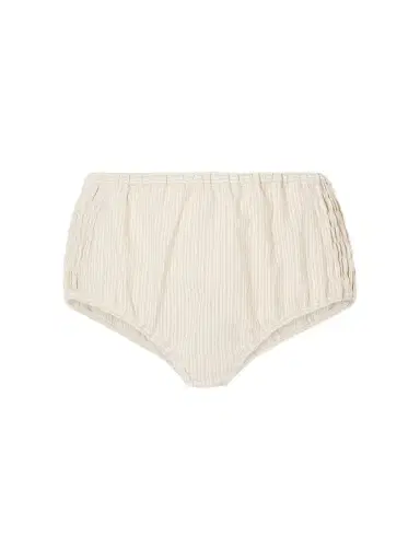Dries Van Noten Ruched Striped Cotton-blend Shorts | Thumbnail 1 Dries Van Noten Ruched Striped Cotton-blend Shorts | Thumbnail 1