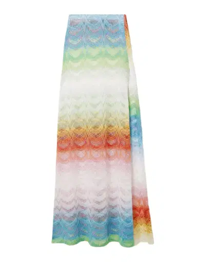 Missoni Mare Striped Metallic Crochet-knit Maxi Skirt | Thumbnail 1 Missoni Mare Striped Metallic Crochet-knit Maxi Skirt | Thumbnail 1