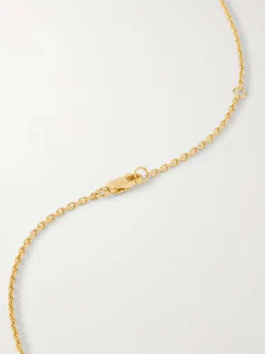 TOTEME Gold-plated, Onyx And Swarovski Crystal Necklace | Thumbnail 3