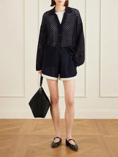 Allude Open-knit Wool And Cashmere-blend Overshirt | Thumbnail 2