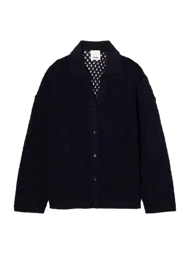 Allude Open-knit Wool And Cashmere-blend Overshirt | Thumbnail 1