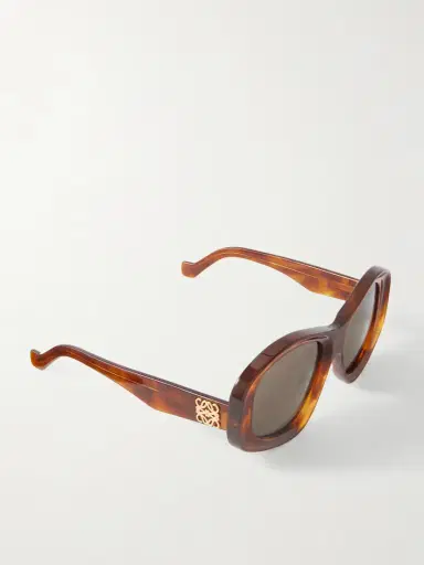 Loewe Anagram Round-frame Tortoiseshell Acetate Sunglasses | Thumbnail 3 Loewe Anagram Round-frame Tortoiseshell Acetate Sunglasses | Thumbnail 3