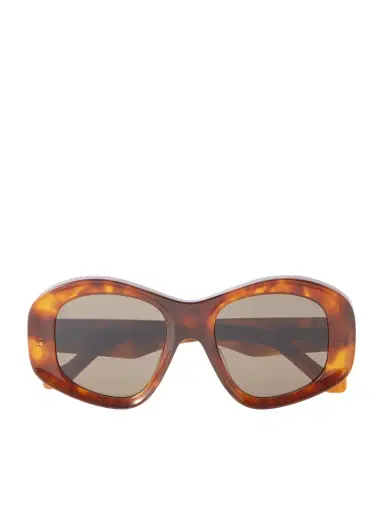 Loewe Anagram Round-frame Tortoiseshell Acetate Sunglasses | Thumbnail 1 Loewe Anagram Round-frame Tortoiseshell Acetate Sunglasses | Thumbnail 1