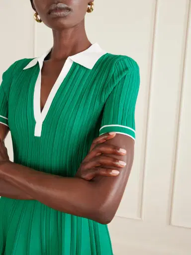 Simkhai Page Ribbed-knit Mini Dress | Thumbnail 4