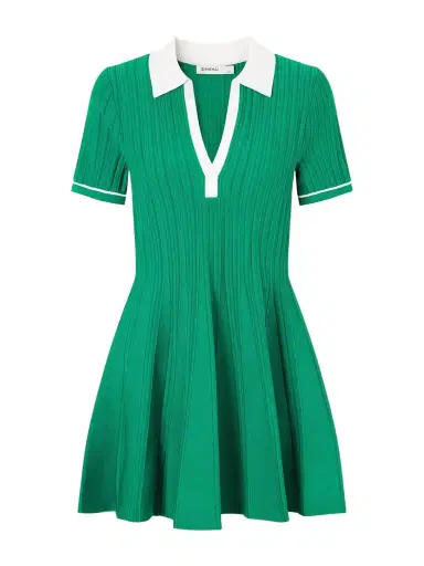 Simkhai Page Ribbed-knit Mini Dress | Thumbnail 1